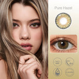Qfdian Magister Colored Contact Lenses For Eyes 1 Pair Color Contact Lenses 3 TONE Color Lens Eyes Contacts