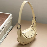 Qfdian Luxury Design Fashion Sweet Y2k Aesthetic Shoulder Bag Korean Chic Kawaii Star Handbags All Match Office Lady Crossbody Bags