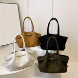 Qfdian Autumn and Winter Deerskin Velvet Underarm Bag Women's New Large Capacity Vintage Tote Bag Fashion All-Matching Female Commuter