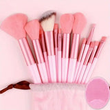 Qfdian Makeup Brush Set Soft Fluffy Professiona Cosmetic Foundation Powder Eyeshadow Kabuki Blending Make Up Brush Beauty Tool Makeup