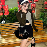Qfdian Vintage Casual Women Trendy Hobo Bags Y2k Aesthetic All Match Fashion Underarm Bag Streetwear Y2k Aesthetic Shoulder Handbags