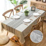Qfdian  Coffee Table Kitchen Decoration Waterproof Table Cover for Dining Japanese Tablecloth, Anti-slip and Wear-resistant, Rectangular