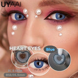 Qfdian  Contact Lenses Beauty Color Contact Blue Eye Color Lenses Natual Black Lenses Woman Accesories Natural Contact Lenses