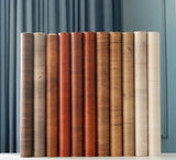 Qfdian 40cm x3m Wood Grain DIY Home Decor Waterproof Wall Stickers Self Adhesive PVC Wallpaper Bedroom Wardrobes Cabinets Sticker