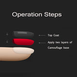 MSHARE 30ml Camouflage Rubber Base Refill 30ml Beige Pink Gel  Color Soak Off Nails Gels Varnish Lacquer UV LED Gel