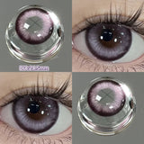 Qfdian  Blue Contact Lenses for Eyes Fashion Color Pupils Beauty Green Lenses Natural Eye Color Lenses for Myopia 1 Pair Cosplay