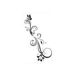 Qfdian  Tattoo Sticker Temporary Tattoo Butterfly Waterproof Large Body Art for Men Women