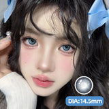 Qfdian  Blue Contact Lenses for Eyes Fashion Color Pupils Beauty Green Lenses Natural Eye Color Lenses for Myopia 1 Pair Cosplay