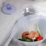 Qfdian Foldable Kitchen Sink Strainer Self-Standing Sink Filter Food Vegetable Sink Stopper Drain Filter Kitchen Anti-Blocking Gadgets