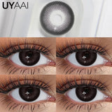 Qfdian  Cleopatra Series NEW Colored Pupils Makeup Green Contact Lenses Beauty Women Colored Pupils Cosmetic Brown Natural Pupils