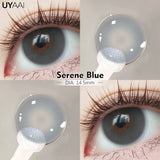 Qfdian  Fashion1 Pair  Color Contact Lenses High Quality Lenses Blue Myopia Lenses Makeup Gradient Lenses