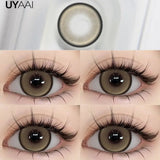 Qfdian  Beauty Color Contact Lenses Makeup Blue Lens Black Big Eye Lenses Color Contact Lenses Brown Natural Contact Lenses
