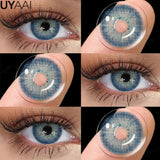 Qfdian  Contact Lenses NEW Color Contact Beauty Eye Color Lenses Colorcon Water Light Brown Eye Lenses Gray Natural Contact Lenses