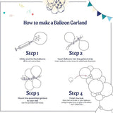 Qfdian  Hot Pink Balloon Garland Arch Kit Pastel Pink Black Latex Balloon Wedding Valentines Day Bridal Shower Birthday Party Decoration