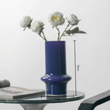 Qfdian  Nordic Minimalist Ins Style Retro Glass Vase Creative Home Living Room Light Luxury Soft Decoration for Home Wedding Decor
