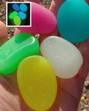 Qfdian  Luminous Stones Mixed Color Glow Rocks Decorations