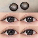 Qfdian Color Contact Lenses for Eyes Real Looking Myopia Prescription Contacts Lense with Degree Blue Cosmetics Contact Beauty Pupil