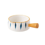 Qfdian  Ceramic sauce boat, finger bowl, milk pouring pot and guiding bowl, can enter the oven