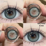 Qfdian  Color Contact Lenses for Eyes Makeup Brown Natural Big Eye Lenses Gray Eye Contact Green Color Lens NEW Cleopatra Series