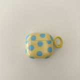 Qfdian  Dopamine color polka dot girl for AirPods pro2/3/4 protective cover for apple bluetooth headset cover