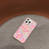 Qfdian 2025 Spring Flower Phone Case For Iphone 16Pro 14 13 15 16 Pro Max 15ProMax 16ProMax Cover Soft Fundas