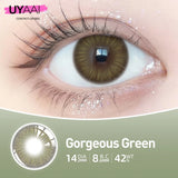 Qfdian  1Pair Fashion Big Lenses Colored Contact Lenses for Eyes Beauty Blue Eyes Lenses Natural Green Brown Grey Lens