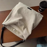 Qfdian  New Women Simple Casual Handbags Streetwear Fashion All Match Shoulder Bags Trendy Y2k Aesthetic Chic Vintage Shoulder Bags