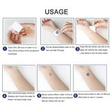 Qfdian Full Leg Arm Temporary Herbal Juice Ink Tattoo Stickers Lasting  15 Days Waterproof Tattoo  Animal  Tattoo Stickers for Men Boys
