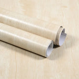 Qfdian 40CM X 1M Thickened Anti Fouling Waterproof Wood Grain Self-adhesive PVC Modern Furniture Decorative Wallpaper