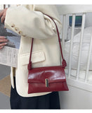 Qfdian All Match Fashion Mini Square Bags Office Lady Luxury Design Chic Women Underarm Bag Trendy Chic Y2k Aesthetic Shoulder Handbags