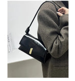 Qfdian All Match Fashion Mini Square Bags Office Lady Luxury Design Chic Women Underarm Bag Trendy Chic Y2k Aesthetic Shoulder Handbags