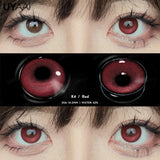 Qfdian  1 Pair Fashion Lenses Colored Contact Lenses for Eyes Beauty Green Eyes Lenses Natural  Brown Lens Grey Lens
