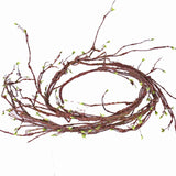 Qfdian  3m Hanging Rattan Artificial Fake Branches Tree Twigs Wall Trunk Cherry Branches Flexible Vines Home Garden Wedding Decoration