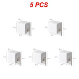 Qfdian 1-100pcs Punch-free Toothbrush Holder Wall-mounted Toothpaste Holder Storage Rack Holders Organizer Bathroom Accessories