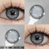 Qfdian Colorful Contact Lenses for Eyes 1pair Fashion Blue Eye Contacts Brown Lenses Gray Pupils Yearly Cosmetic Green Lenses