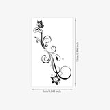 Qfdian  Tattoo Sticker Temporary Tattoo Butterfly Waterproof Large Body Art for Men Women