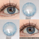 Qfdian NEW 1Pair Natural Colored Contact Lenses For Eyes Beauty pupillents Grey Pupils Brown Contacts New Cosmetic Eyes Makeup
