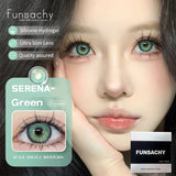 Qfdian  1 Pair New Color Contact Lenses for Eye Beautiful Pupil Fashion Blue Soft Lenses Gray Natural Contacts Yearly Cosmetics