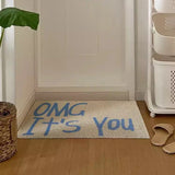 Qfdian  PVC Coil Welcome Doormat Rug Cuttable House Entrance Mats Carpets Carpet Anti Dust Floor Pad Outdoor Garden Home Room Decoration