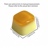 Qfdian DIY Transparent Jelly Pudding Keycap Personalized Cross Shaft Mechanical Keyboard Key Caps Original Dripping 1Pc