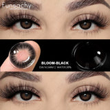 Qfdian  1 pair Colored Lens Natural Korean Contact Lenses Grey Eyes Pupils Cosmetics Fashion Soft Contacts Lens Makeup Lenses