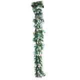 Qfdian  Artificial Green Plants New Year Christmas Garland Wreaths Home Party Decoration Pine Tree Rattan Hanging Ornament For Kids