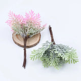 Qfdian  Artificial Plastic Water Grass Christmas Scrapbooking Flowers for Home Room Decor Wedding Party Fake Plants Gifts Box Diy Wreath