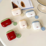 Qfdian Korea lucky case for apple airpods 4 2024 cute headphone cover for airpods 1/2/3 pro 2nd wireless bluetooth charging box shell