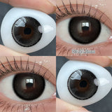 Qfdian  1 Pair Pink Series Contact Lenses for Eyes Beauty Pupils Makeup Eye Lenses for Myopia Natural Color Lenses Blue Lenses