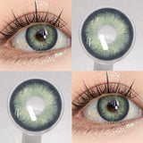 Qfdian  1pair New ARTHUR Color Contact Lenses for Eyes Green Eye Lenses Gray Contacts Fashion Cosmetic Pupils Yearly Color Eyes