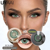 Qfdian  Contact Lenses Beauty Color Contact Blue Eye Color Lenses Natual Black Lenses Woman Accesories Natural Contact Lenses
