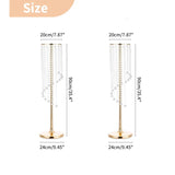 Qfdian  Transparent Acrylic High Vase, 31.5inch Cylindrical Base for Party Table, Chandelier Crystal Decorative Flower Stand, Wedding, Celebration, Home Decoration, Halloween and Christmas Decoration