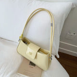 Qfdian Korean Y2k Aesthetic Fairy Women's Handbags Elegant All Match Luxury Design Crossbody Bag Fashion Chic Office Lady Shoulder Bags