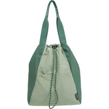 Qfdian Patchwork Contrast Color Nylon Preppy Backpack Women Students Y2k Casual Travel Schoolbags Japanese Drawstring Pleated Backpacks